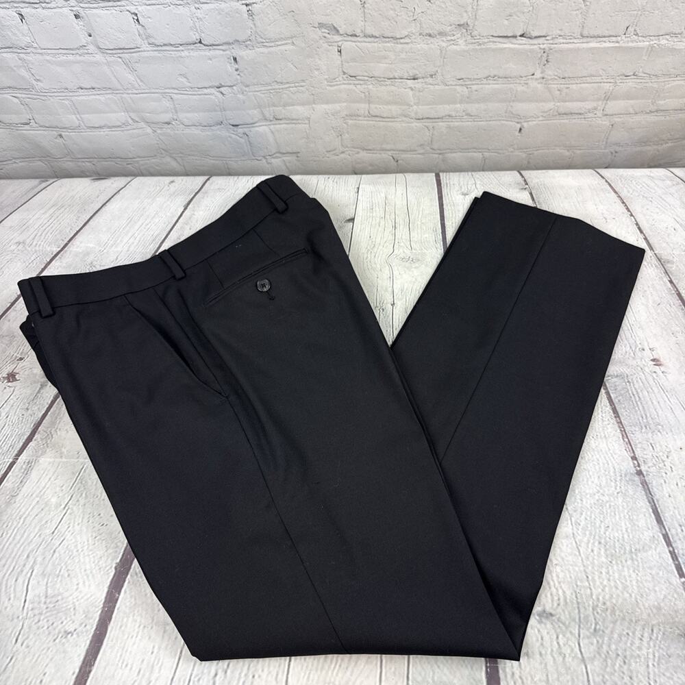 Lauren Ralph Lauren Men Size 32 x 30" Inseam Wool Blend Pants Black